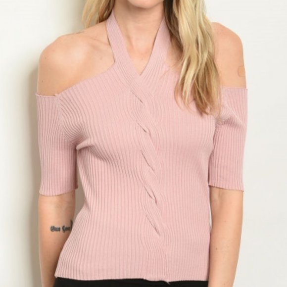 Tops - BLUSH SWEATER TOP